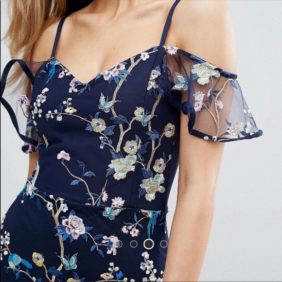 lipsy navy floral dress